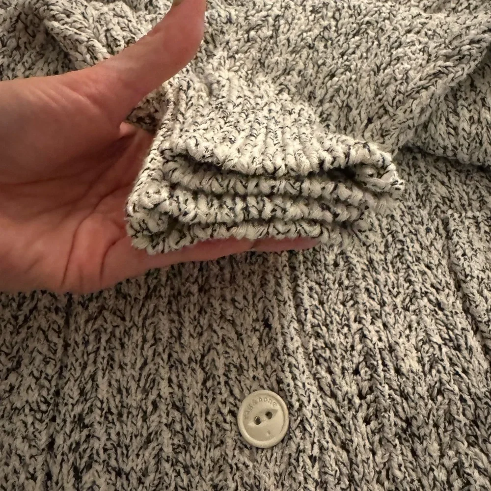 NWT rag & bone Textured Gray Cardigan - Picture 5 of 9